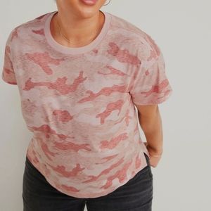 Old Navy Loose Vintage Short-Sleeve Camo Easy T-Shirt for Women
